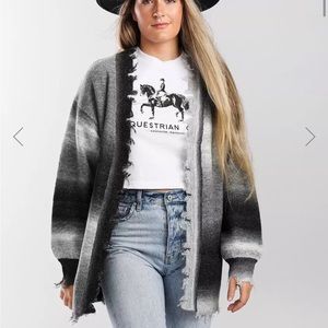 Daytrip - Gradient Stripe Cardigan Sweater